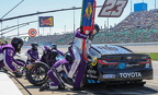 Bubba Wallace pit stop