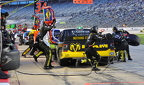 Pit stop action