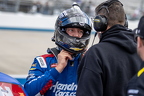 Kyle Busch after getting his Pole