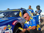 Hailie Deegan crew making changes for qualifing