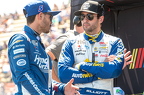 5 Kyle Larson (L), 9 Chase Elliott (R)
