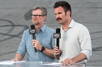 Dale Earnhardt Jr (L), Corey LaJoie