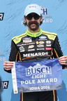Ryan Blaney pole award 