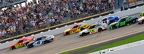 #7 Justin Allgaier leads the pack