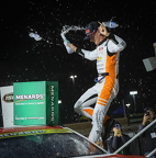 Water bottle hits Carson Brown