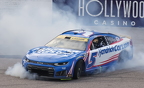 Kyle Larson victory burnout