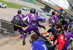 Bubba Wallace pit crew in action