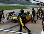 Carson Hocevar crew repair car after crash 1