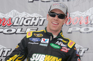 Edwards Wins Cup Pole in Phoenix