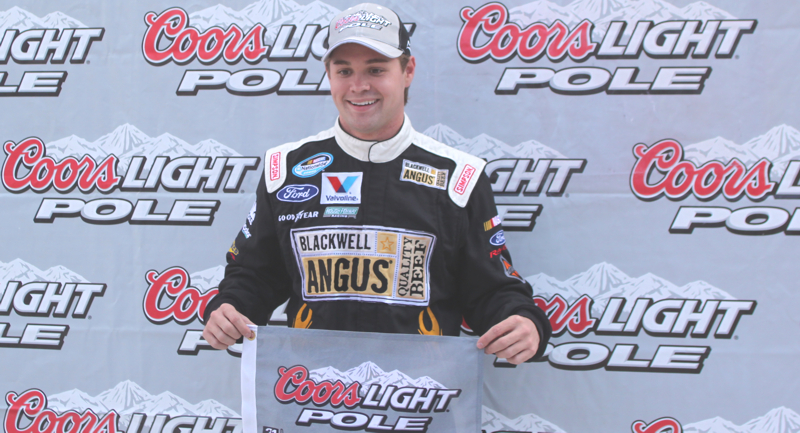 Ricky Stenhouse Jr. on the Pole for Scott’s EZ Seed 300