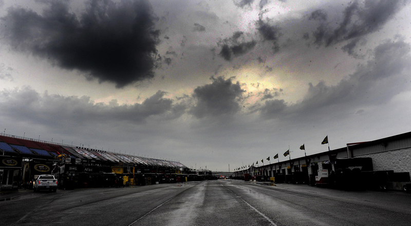 Rain Wind Tornados Don’t Stop Fans at Talladega