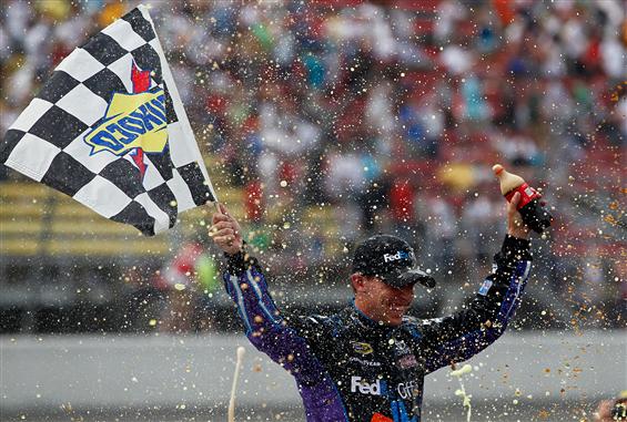Denny delivers at MIS; Hamlin takes Heluva Good! Sour Cream Dips 400 at MIS