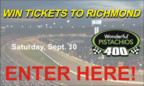 Last chance to WIN free tickets to Richmond International Raceway!