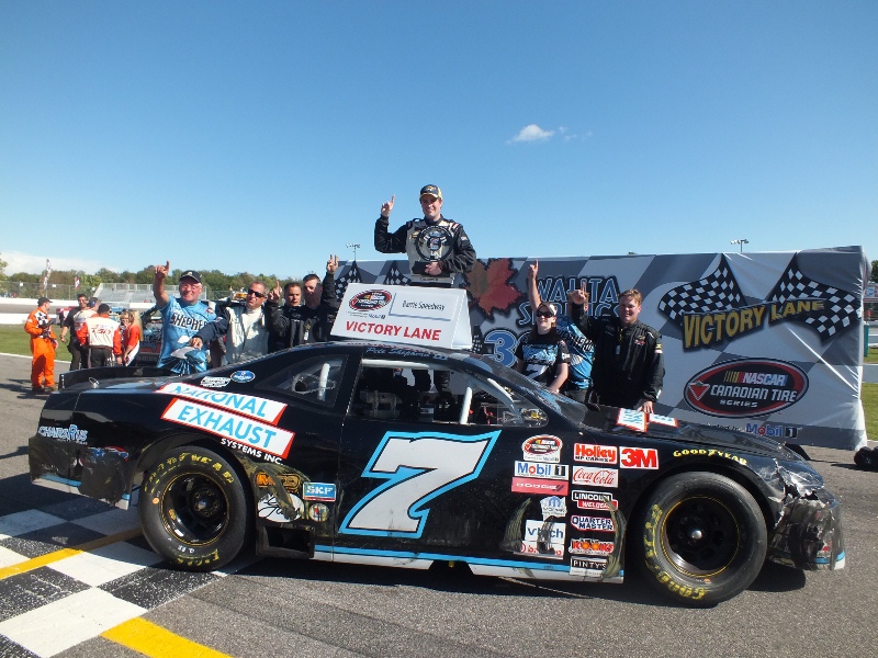 Pete Shepherd III wins Wahta Springs 300 at Barrie Speedway in dramatic finish