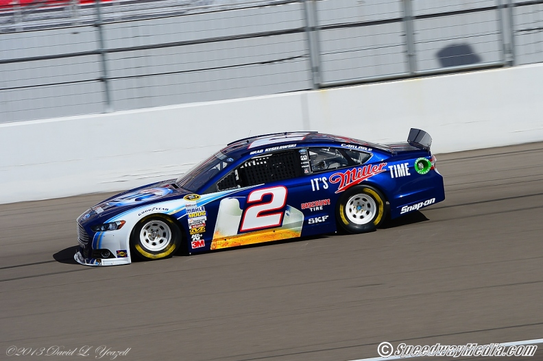 Brad Keselowski wins pole for Kobalt Tools 400 after qualifying is rained out