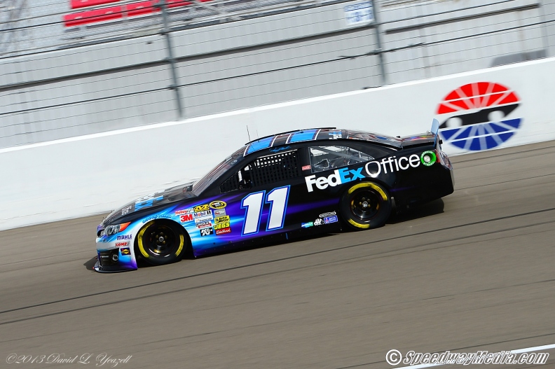 Denny Hamlin suffers compression fracture to his back following last lap crash