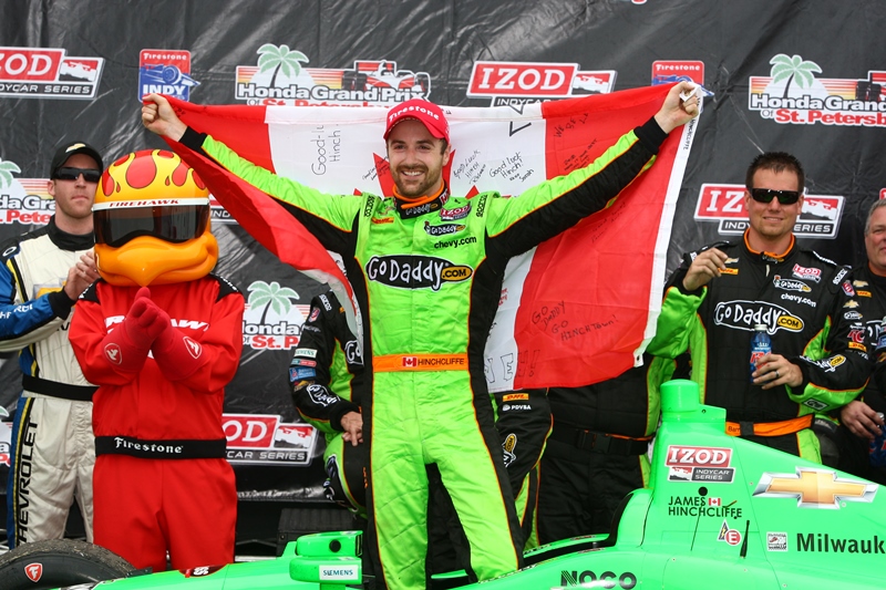 James Hinchcliffe scores first career IndyCar Series Victory in St. Petersburg