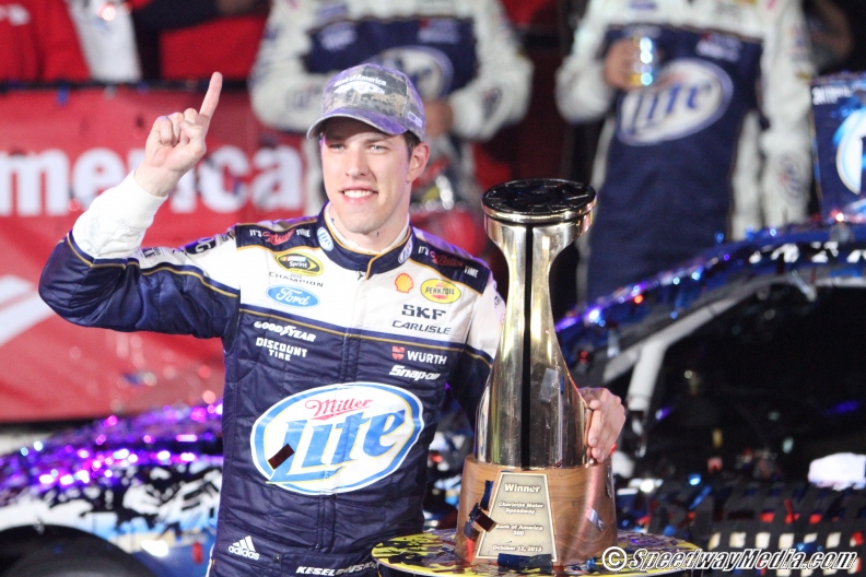 Brad Keselowski cashes-in at the Bank of America 500 at Charlotte