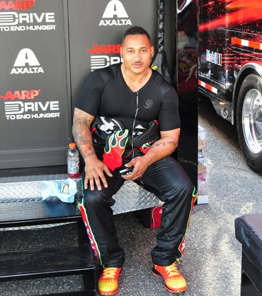 NASCAR BTS: Dion Williams Combines Front Tire Carrying with Fitness, Fashion and Family