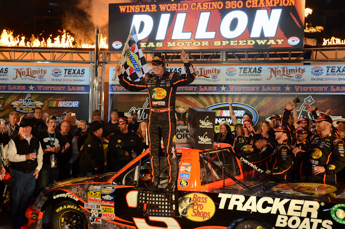 Dillon Wins NCWTS WinStar World Casino 350