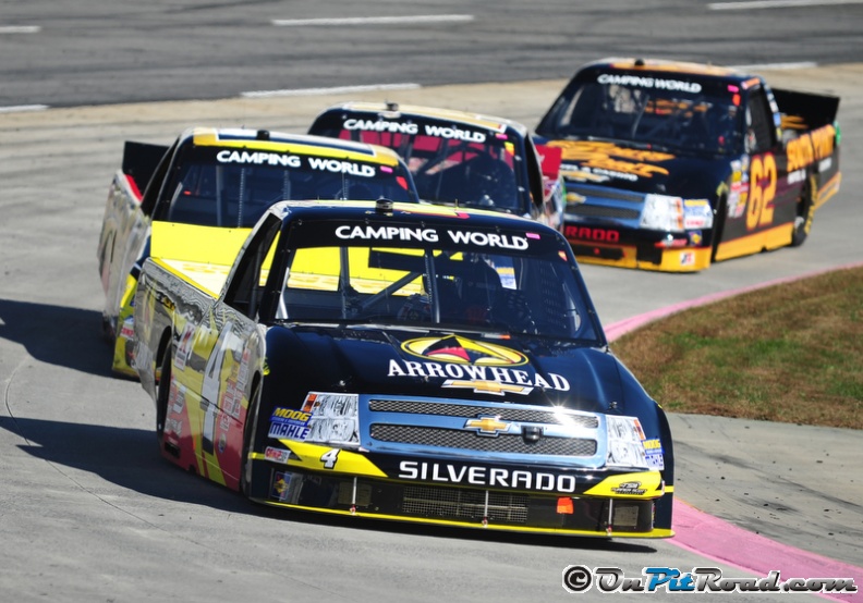 Jeb Burton leads Ford EcoBoost 200 practice at Homestead