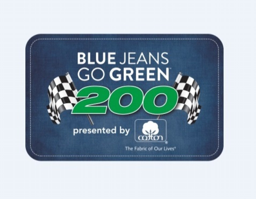 COTTON INCORPORATED PARTNERS WITH PIR FOR THE BLUE JEANS GO GREEN 200 NASCAR NATIONWIDE SERIES RACE ON MARCH 1
