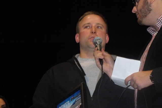 Andrew Gresel receives Inside Track Rookie of the Year Award at CME