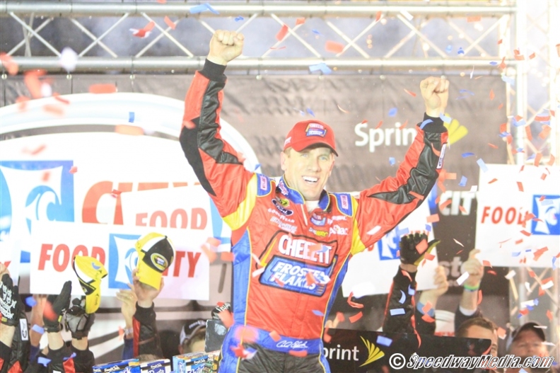 Carl Edwards seals his berth into the Chase with strategy in Bristol