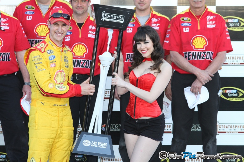Logano wins pole as Penske sweeps front row for second straight week