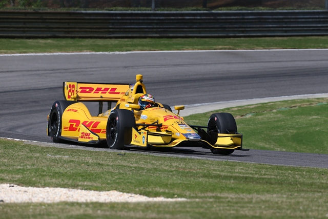 Ryan Hunter-Reay leads Honda Indy Grand Prix of Alabama Practice