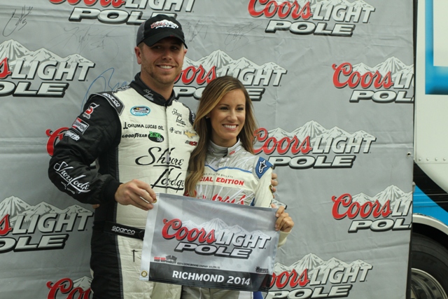 Brian Scott wins ToyotaCare 250 pole as qualifying is rained out