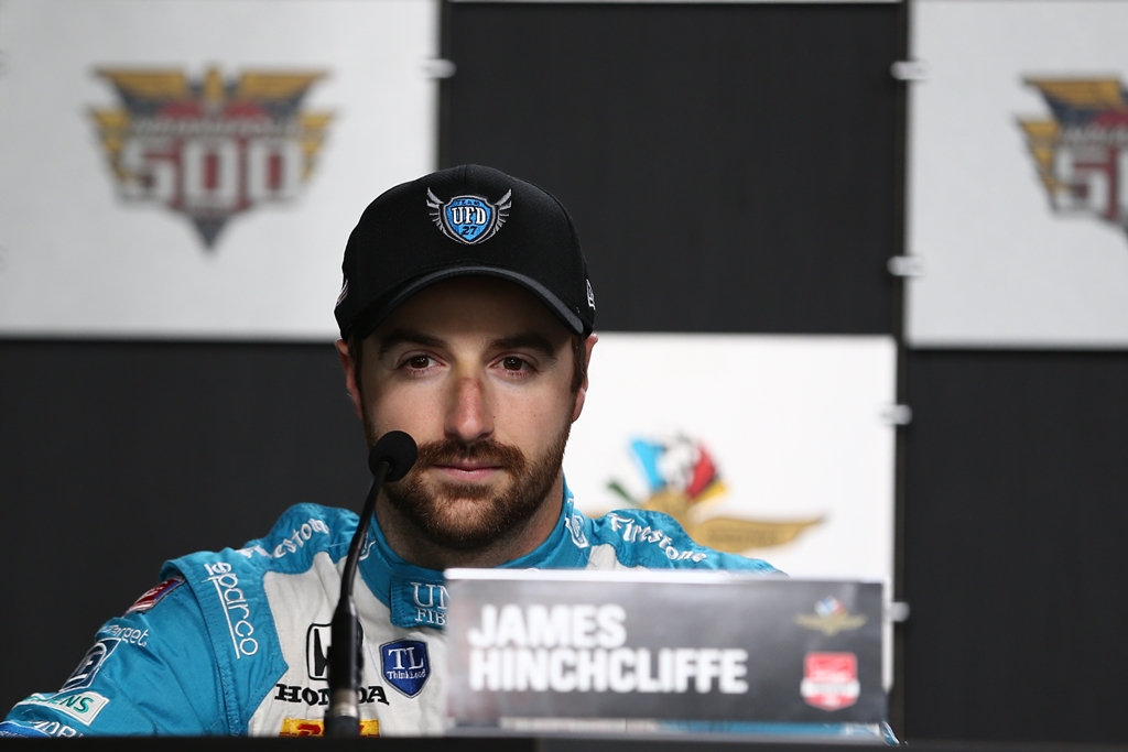 James Hinchcliffe cleared to drive in Indianapolis 500