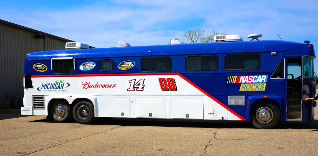 nascar motorcoaches