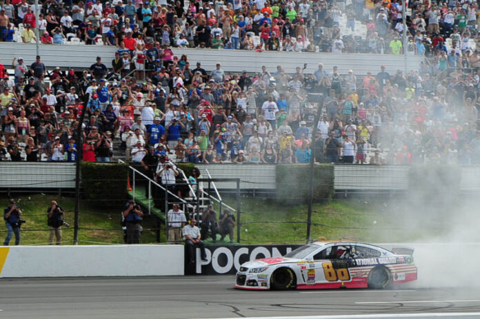 Dale Junior Pocono Burnout