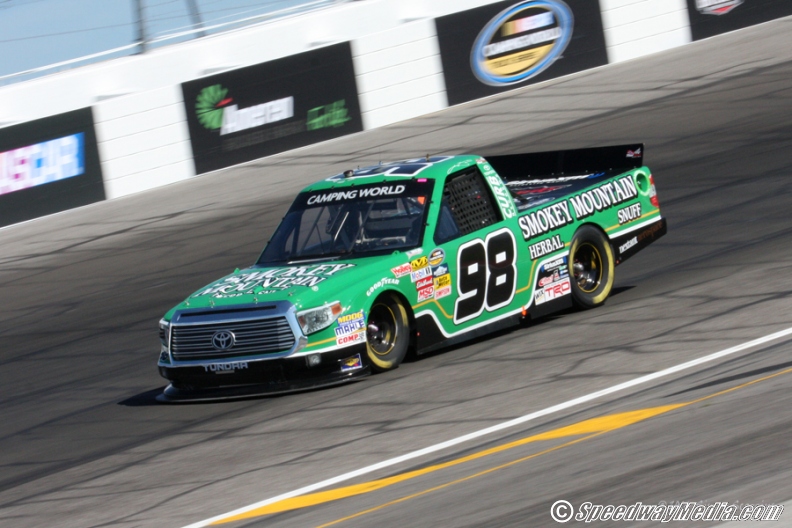 Johnny Sauter hoping to get lucky at Kentucky Speedway this weekend