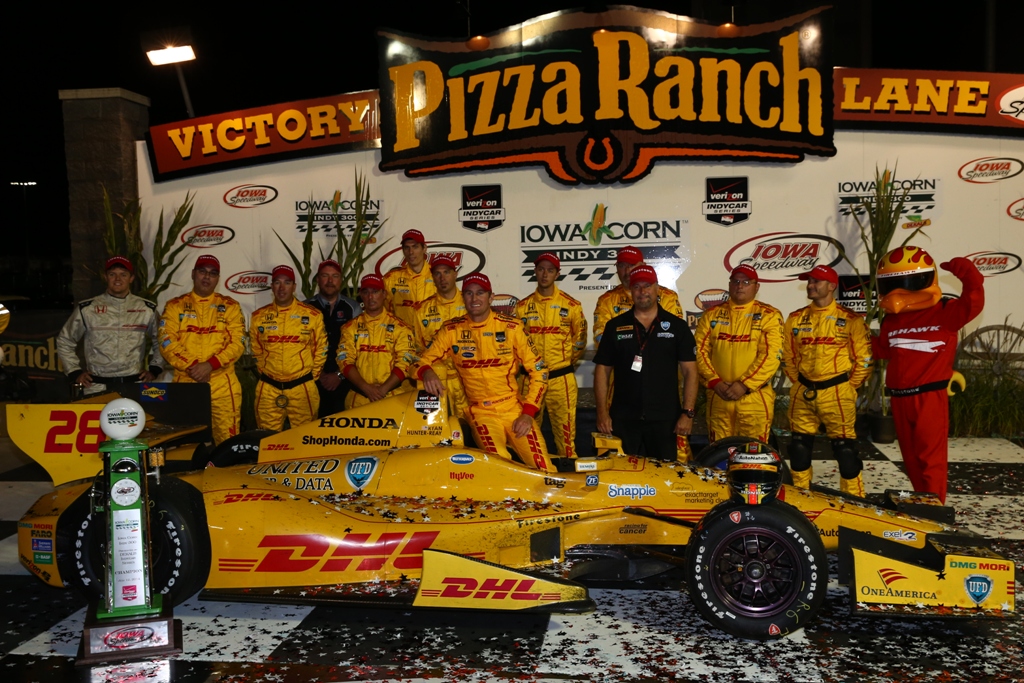 RYAN HUNTER-REAY EARNS DRIVER OF YEAR QUARTERLY AWARD