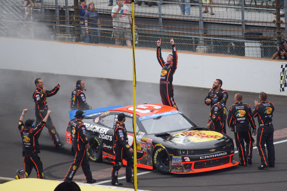 Ty Dillon Scores First Nationwide Series Victory at Indianapolis Motor Speedway