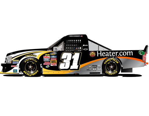 Heater.com Announces NCWTS Partnership with Ben Kennedy, Turner Scott Motorsports