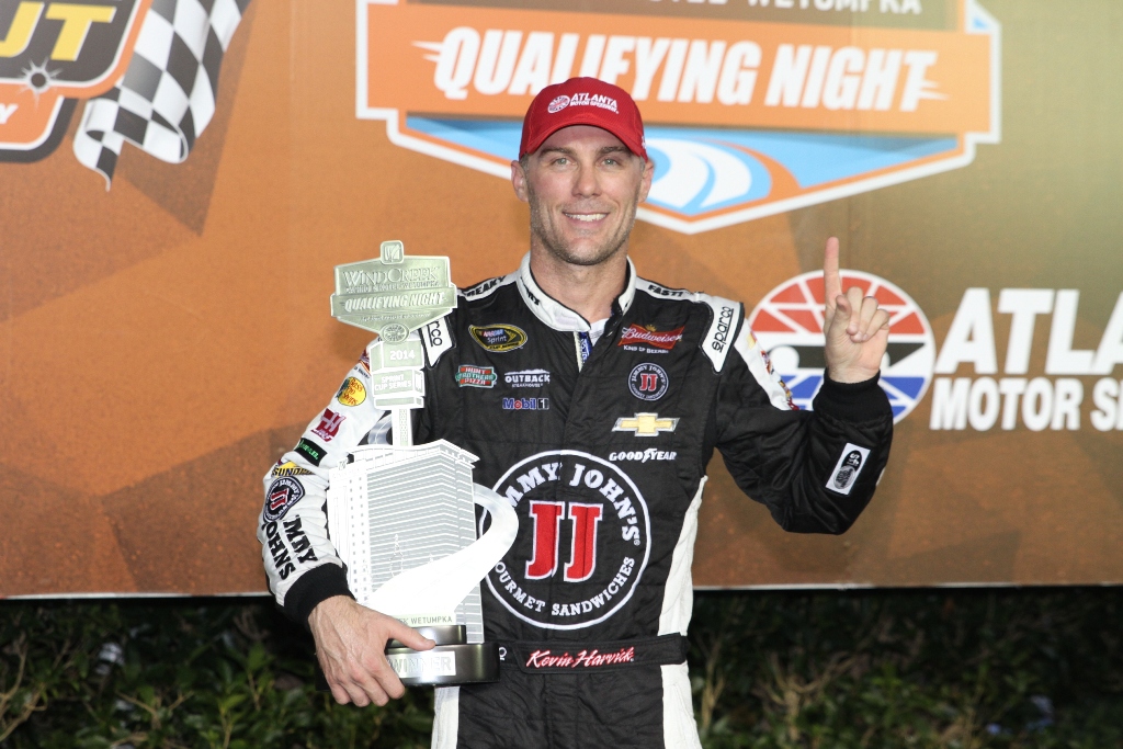 Freaky Fast, Again: Kevin Harvick Scores Oral-B USA 500 Pole at Atlanta
