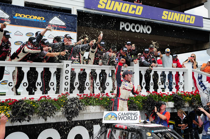 Austin Dillon Takes Chevrolet to Victory Lane in Pocono Truck Race