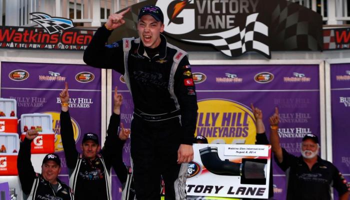 Heckert Celebrates First Series Win
