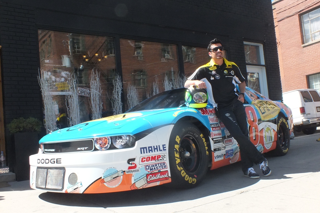 Alex Tagliani unveils special paint scheme, set for busy weekend at CTMP