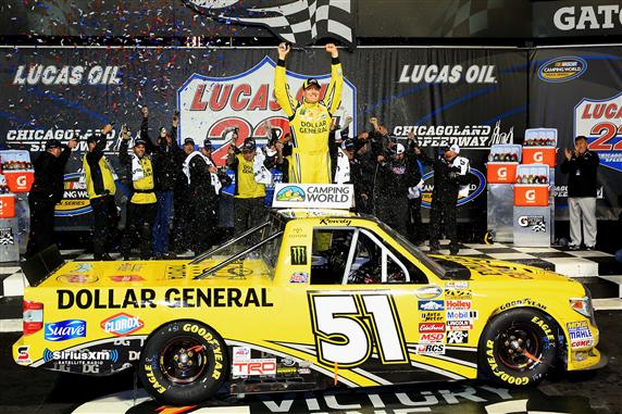 Kyle Busch Captures Sixth Truck Series Win of the Season at Chicagoland Speedway