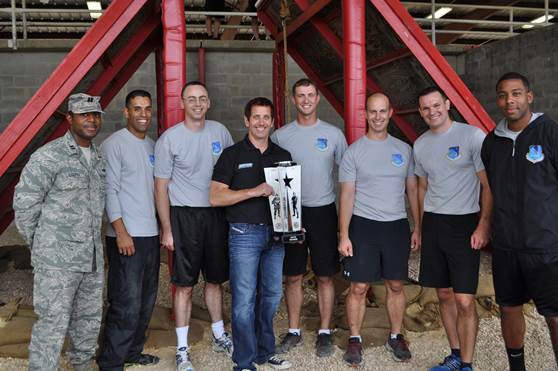 Greg Biffle Visits Maxwell Air Force Base; Participates in Training Exercises & Educates Airmen on Talladega’s Special Military Offers