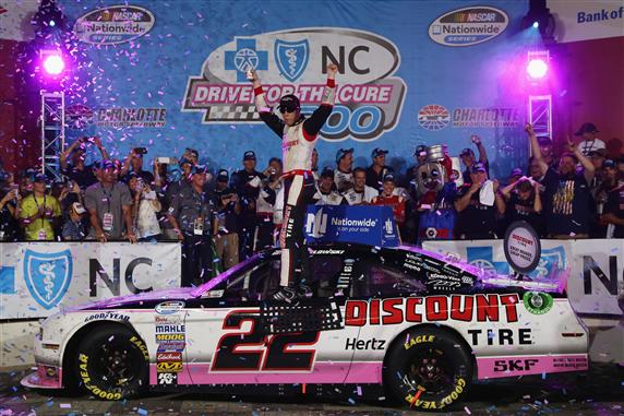 Brad Keselowski Earns Nationwide Win at Charlotte