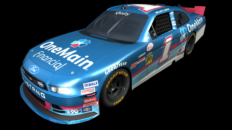 OneMain Financial to Sponsor Roush Fenway Racing No. 1 Ford Mustang and Elliott Sadler in 2015