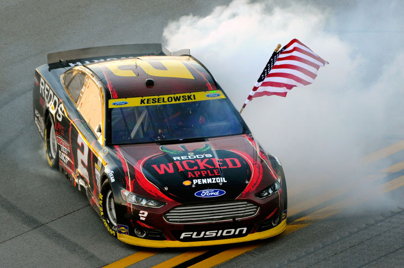 Keselowski Wins at Talladega and Advances