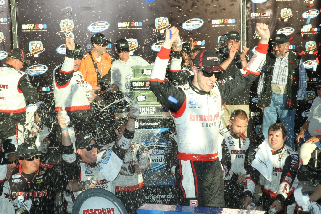 Brad Keselowski Steals Win in Final Restart of DAV 200 Honoring America’s Veterans