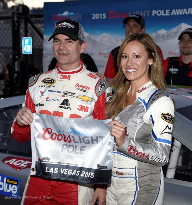 Jeff Gordon Scores Kobalt 400 Pole at Las Vegas Motor Speedway