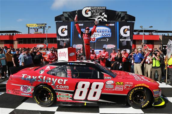 Another Dominating Run Puts Kevin Harvick in XFINITY Victory Lane at Fontana